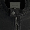 Veste Simili Cuir Noire Homme Jack & Jones Tano