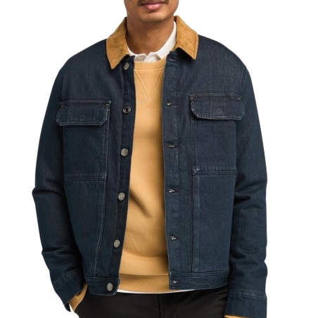 Veste en Jean Bleu Foncé Homme Timberland Trucker Insulated
