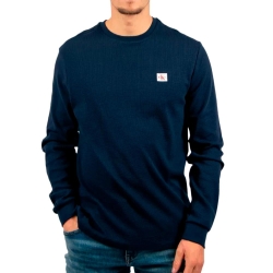 Sweat Marine Homme Calvin Klein Jeans Waffle Badge