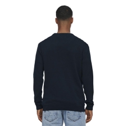 Pull Marine Homme Only & Sons 12Solid