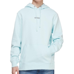 Sweat à Capuche Bleu Homme Guess Roy 2022