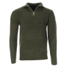 Pull 1/4 Zip Kaki Homme RMS26 Camioneur