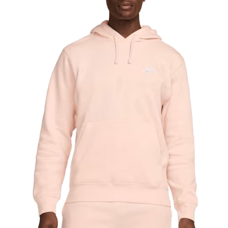 Sweat à Capuche Orange Homme Nike Club Hoodie