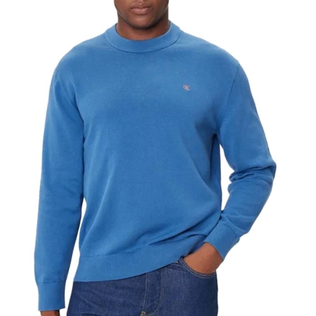 Sweat Bleu Homme Calvin Klein Jeans Easy