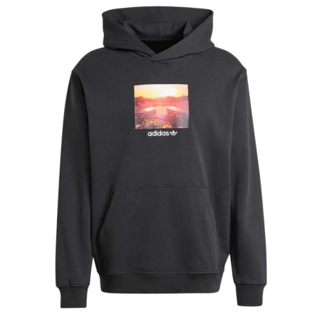 Sweat Gris Homme Adidas Graphic Hoodie