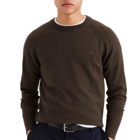 Pull Marron Homme Dockers Core Crew