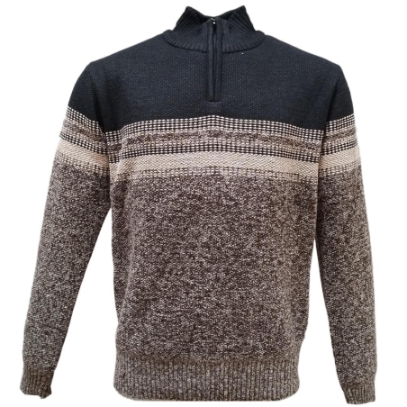 Pull Gris/Marine Homme RMS26 60983