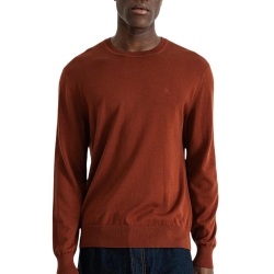 Pull Terracotta Homme Calvin Klein Jeans Ls Supima