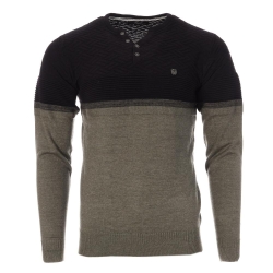 Pull Noir/Gris Homme RMS26 61008