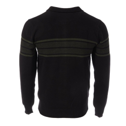Sweat Zippé Noir/Vert Homme RMS26 8254