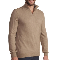 Pull Beige Homme TBS MALIKCAM