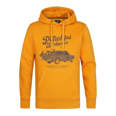 Sweat à Capuche Jaune Homme Petrol Industries Hoode