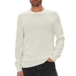 Pull Blanc Homme Calvin Klein Jeans Ls Supima