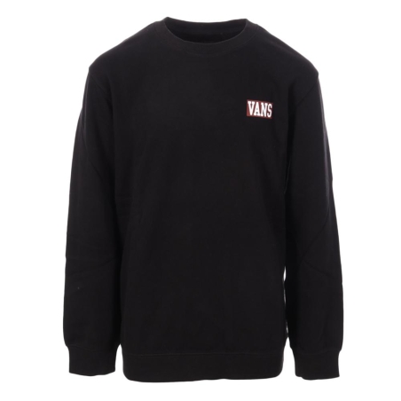 Sweat Noir Homme Vans Logo Fleece
