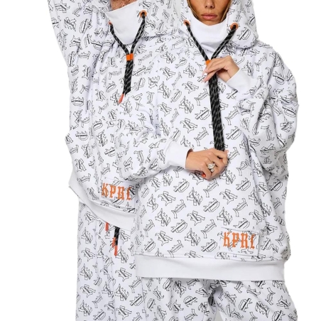 Sweat Blanc/Noir Mixte Kaporal Volt