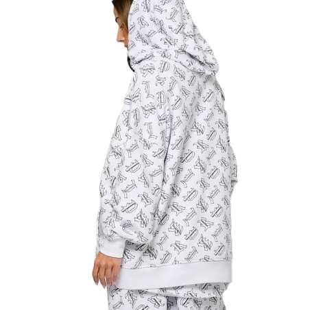 Sweat Blanc/Noir Mixte Kaporal Volt