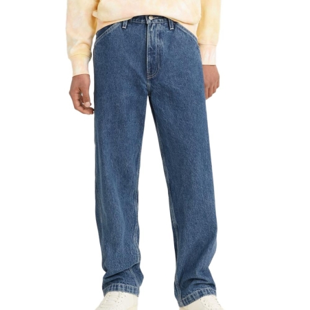 Jean 568 Bleu foncé Homme Levi's Loose Carpenter Med