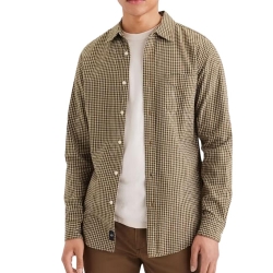 Chemise Marron à Motifs Homme Dockers Woven