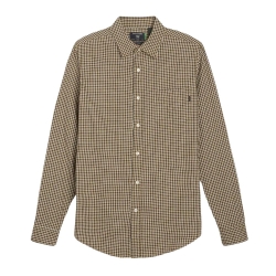 Chemise Marron à Motifs Homme Dockers Woven