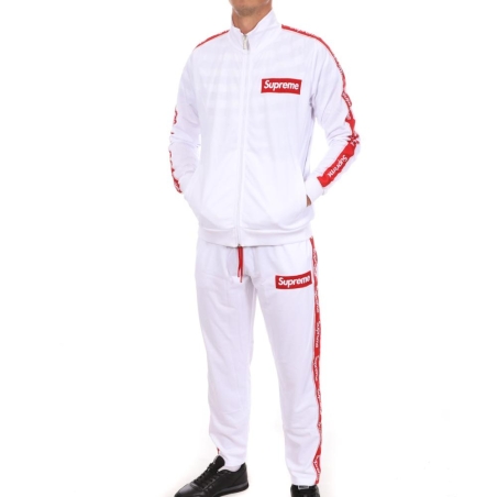 Survêtement Blanc/Rouge Homme Supreme Grip Ricky