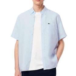 Chemise Bleu Homme Lacoste Mens Cotton