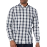 Chemise Manches Longues Gris/Bleu Homme Lacoste Laponie
