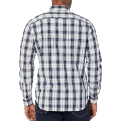 Chemise Manches Longues Gris/Bleu Homme Lacoste Laponie