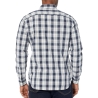 Chemise Manches Longues Gris/Bleu Homme Lacoste Laponie