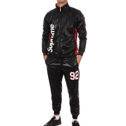 Survêtement Noir/Rouge Homme Supreme Grip Soul