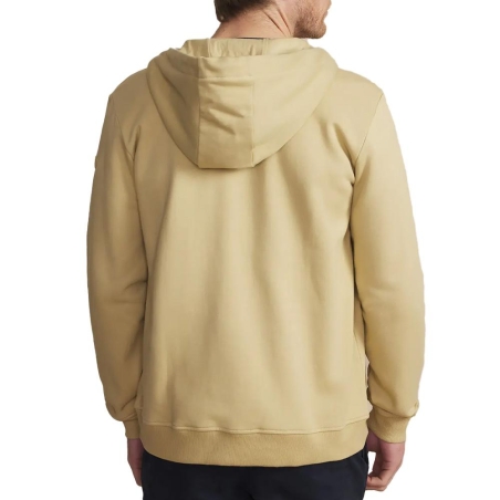 Sweat Zippé Beige Homme TBS JULINZIP