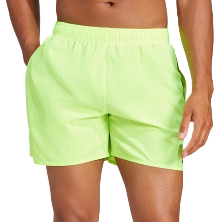 Short de bain Jaune Homme Adidas uni CLX