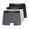 X3 Boxers Gris/Noir Homme Lacoste LOGO 5H3411