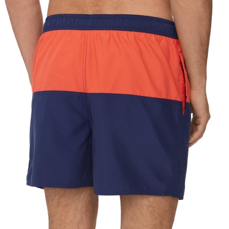 Maillot de bain Marine/Orange Homme Adidas Colorblk