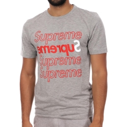 T-shirt Gris Homme Supreme Grip Squash