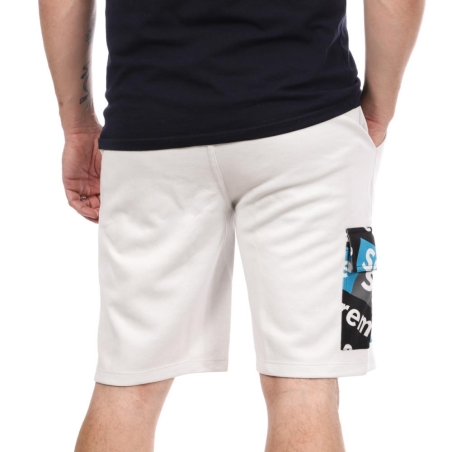 Short Blanc Homme Supreme Grip BURN