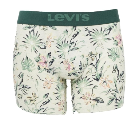 2x Boxers Gris/Vert Homme Levi's Flower