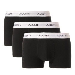 X3 Sous-vêtement Noir Homme Lacoste Stret