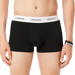 X3 Sous-vêtement Noir Homme Lacoste Stret