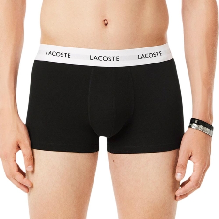 X3 Sous-vêtement Noir Homme Lacoste Stret