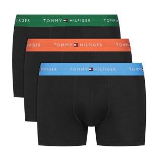X3 Boxers Noir/Bleu/Vert Homme Tommy Hilfiger Trunk UM0UM02763