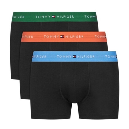 X3 Boxers Noir/Bleu/Vert Homme Tommy Hilfiger Trunk UM0UM02763