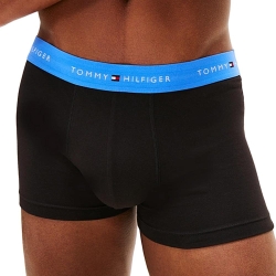 X3 Boxers Noir/Bleu/Vert Homme Tommy Hilfiger Trunk UM0UM02763