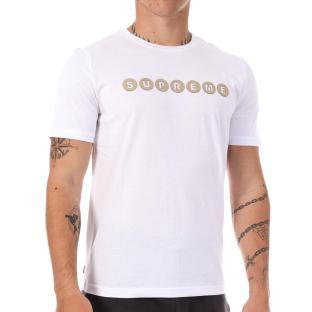 T-shirt Blanc/Argent Homme Supreme Grip Kean