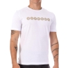 T-shirt Blanc/Argent Homme Supreme Grip Kean