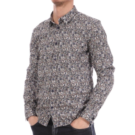 Chemise à fleurs/Marine Homme Teddy Smith Carton 10714512D