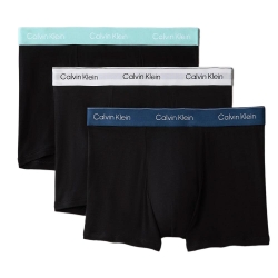 X3 Boxers Noir/Bleu Homme Calvin Klein Jeans Relaxed Fit Trunk