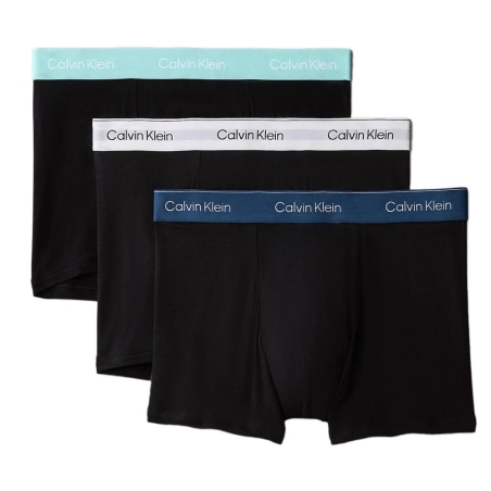 X3 Boxers Noir/Bleu Homme Calvin Klein Jeans Relaxed Fit Trunk
