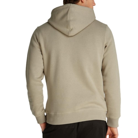 Sweat à Capuche Beige Homme Calvin Klein Monologo