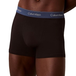 X3 Boxers Noir/Bleu Homme Calvin Klein Jeans Relaxed Fit Trunk