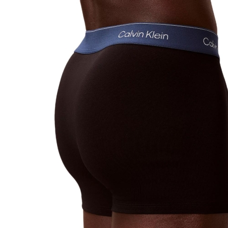 X3 Boxers Noir/Bleu Homme Calvin Klein Jeans Relaxed Fit Trunk